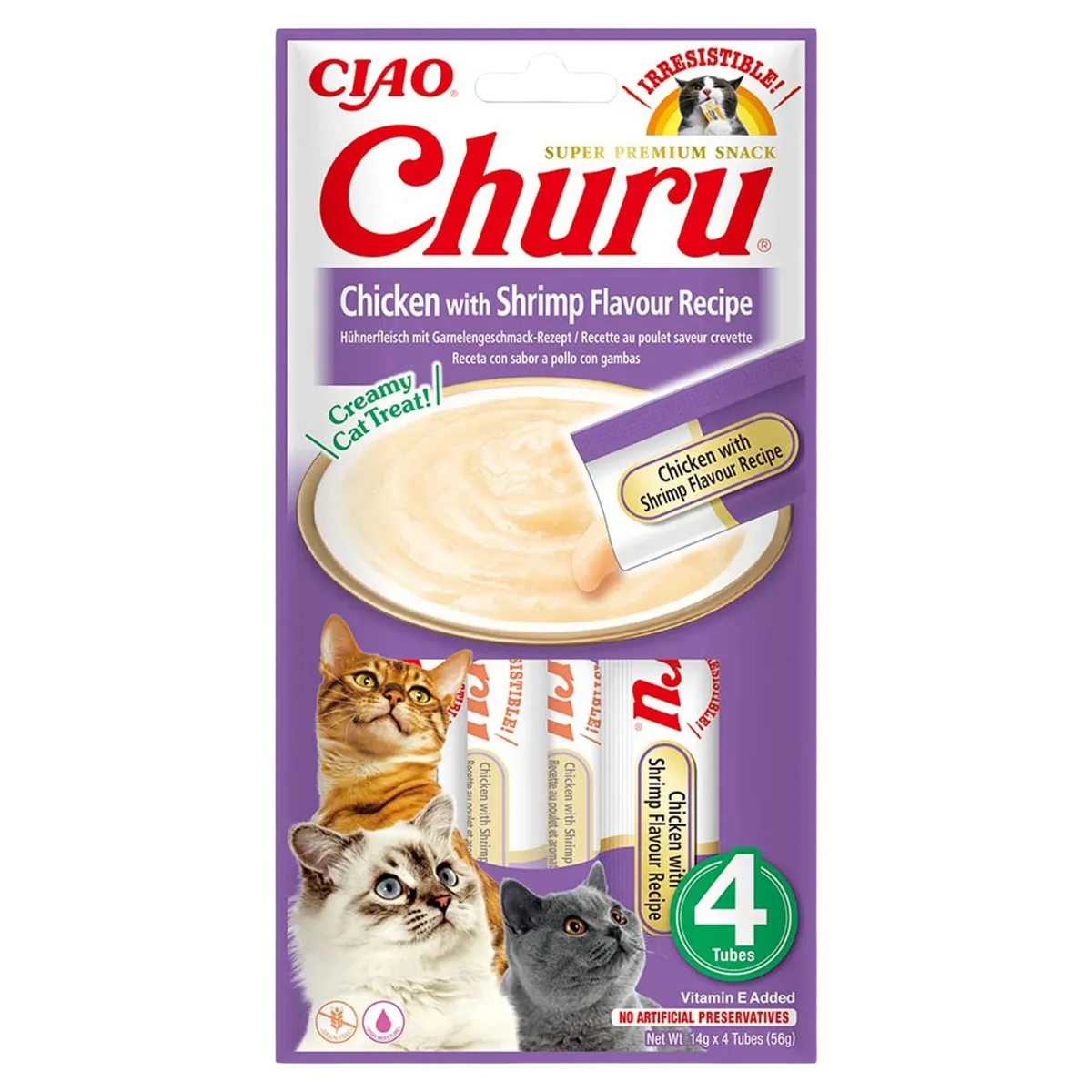 Churu ქათამი კრევეტებით