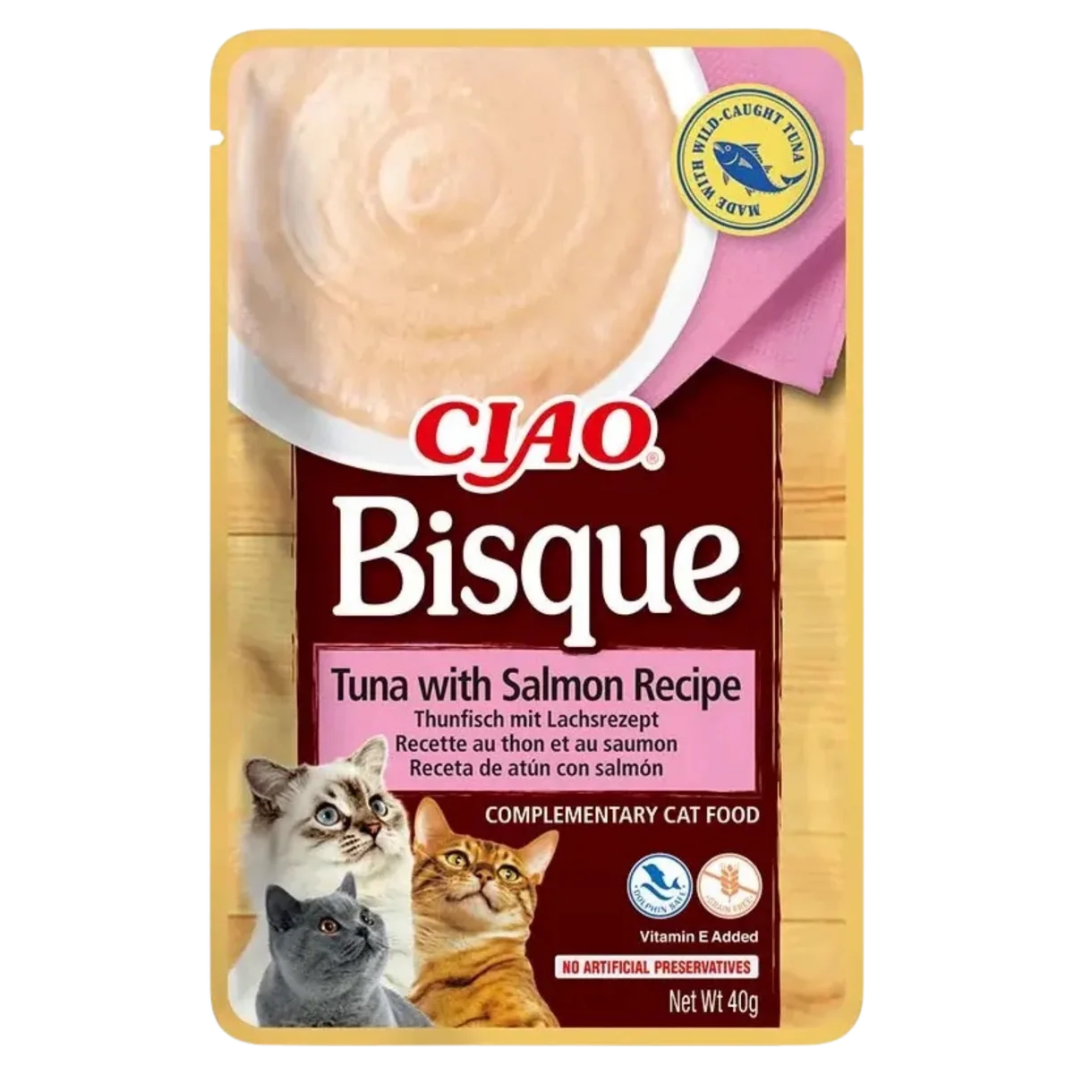 Ciao BISQUE თინუსი ორაგულით