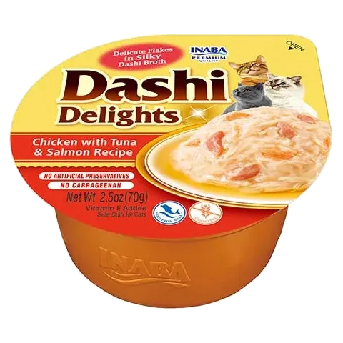 Dashi DELIGHTS ქათამი თინუსით და ორაგულით