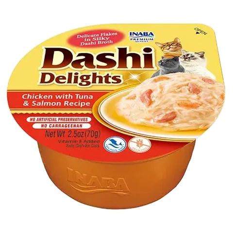 Dashi DELIGHTS ქათამი თინუსით და ორაგულით