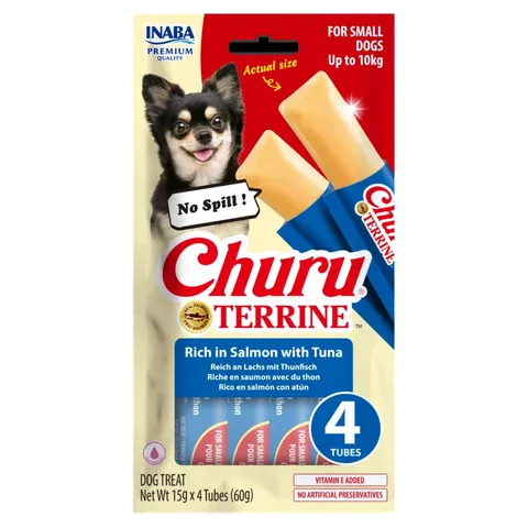 Churu TERRINE ორაგულით და თინუსით (< 10კგ)