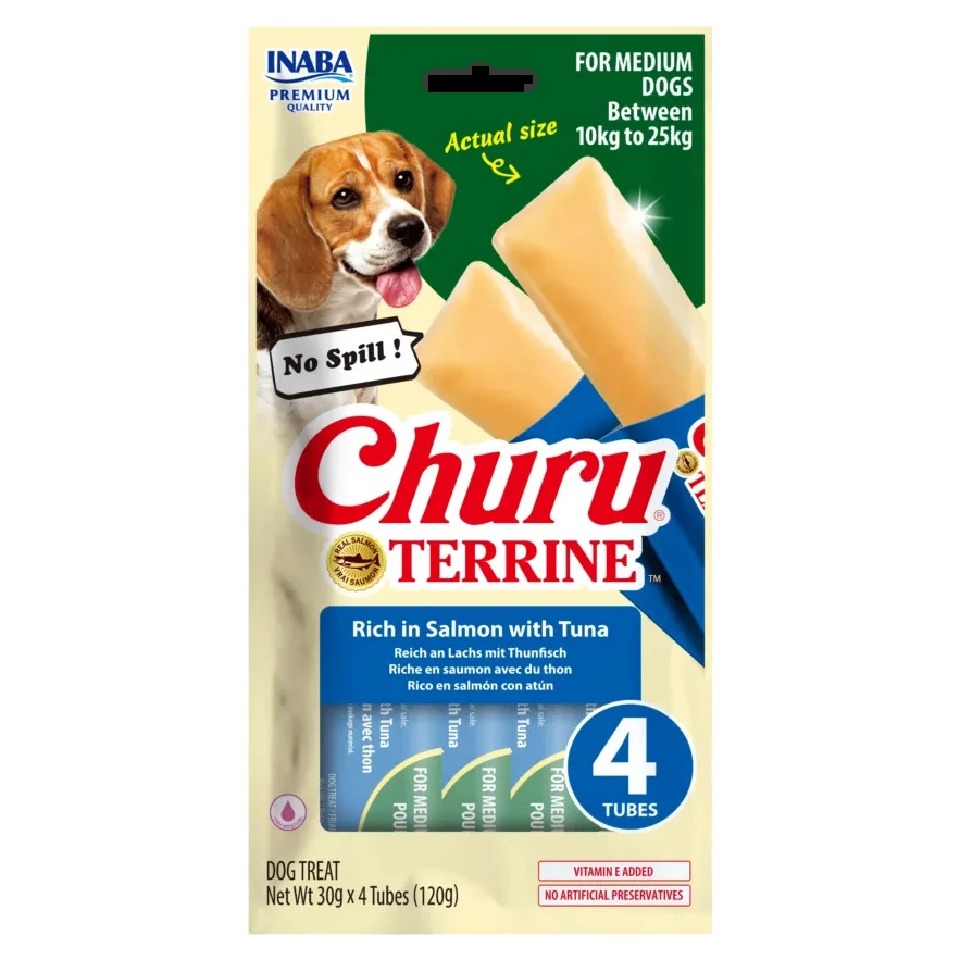Churu TERRINE ორაგულით და თინუსით (10 - 25კგ)